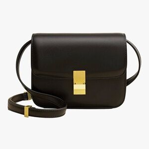 NWOT Elegant Black Crossbody Bag